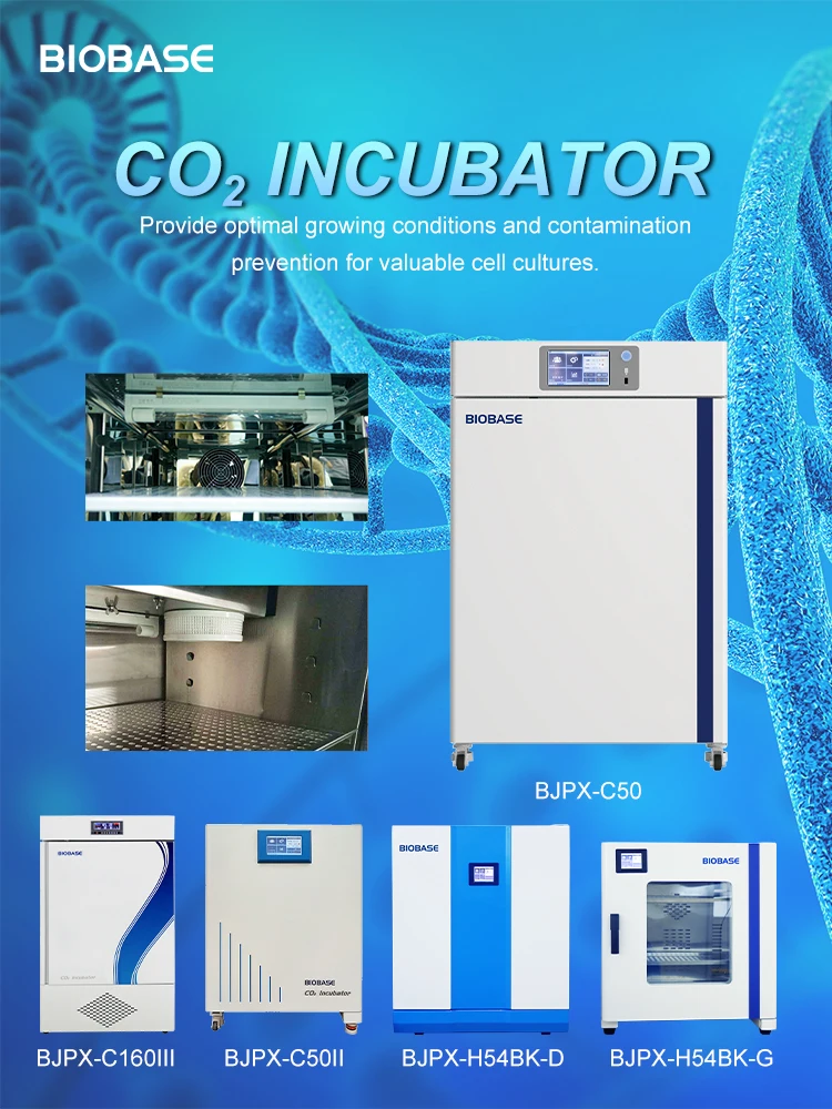 Biobase Co2 Incubator Cell Culture Carbon Dioxide Incubator Bjpx-c50ii ...