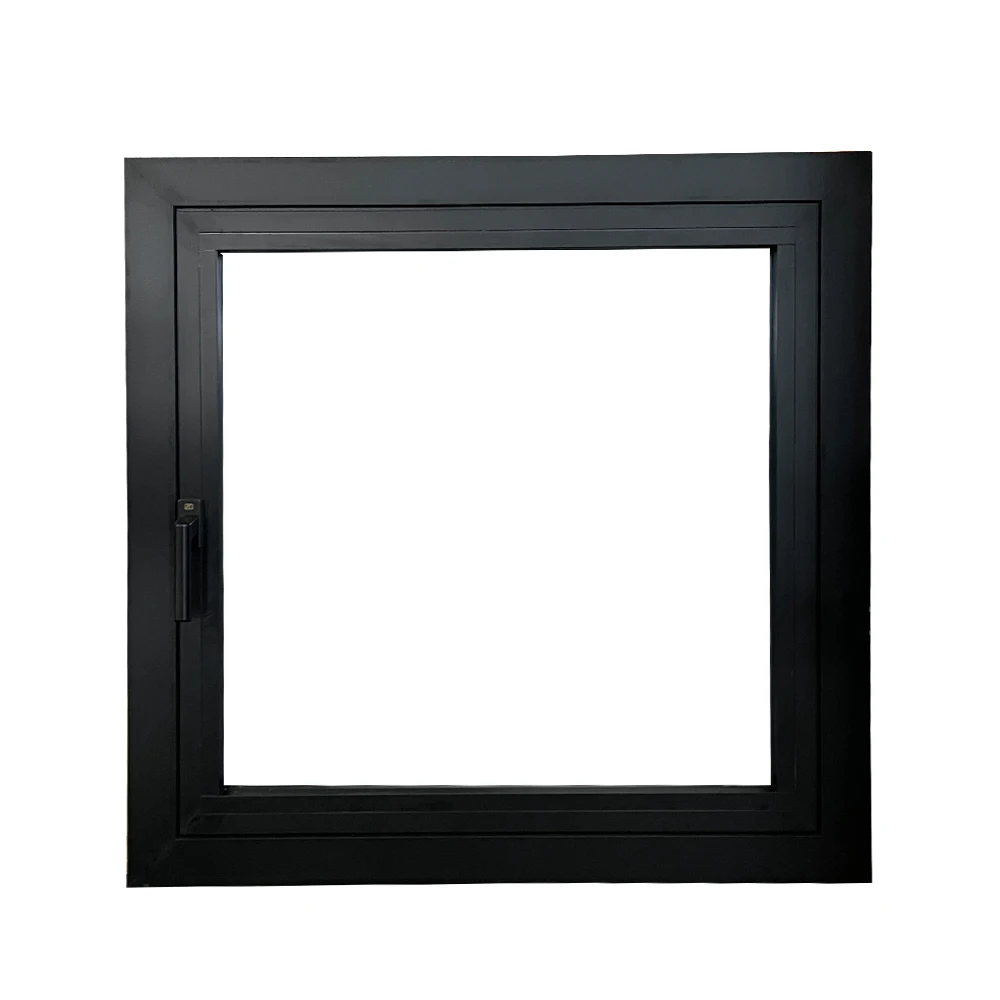 Minglei Customized Sleek Premium Aluminum Casement Window Narrow Frame Double Tempered Glass Windows