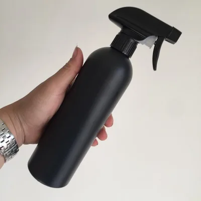 500ML HDPE Matte Black and White Spray Bottle Cleaner Spray Bottle Cleaning Production Package Household Production Package