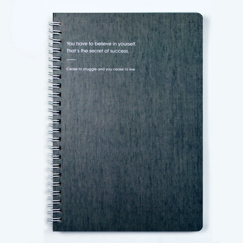 2020 Wholesale New simple Customized Minimalist Spiral Notebook Diary