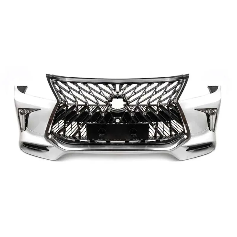 product front bumper with grille fog lamp assy car accessories body kits for lexus 2016 20 lx570-35