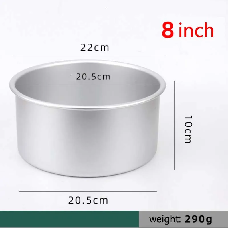 10cm High Quality Straight Baking Aluminum Round Cheese Cake Pan With