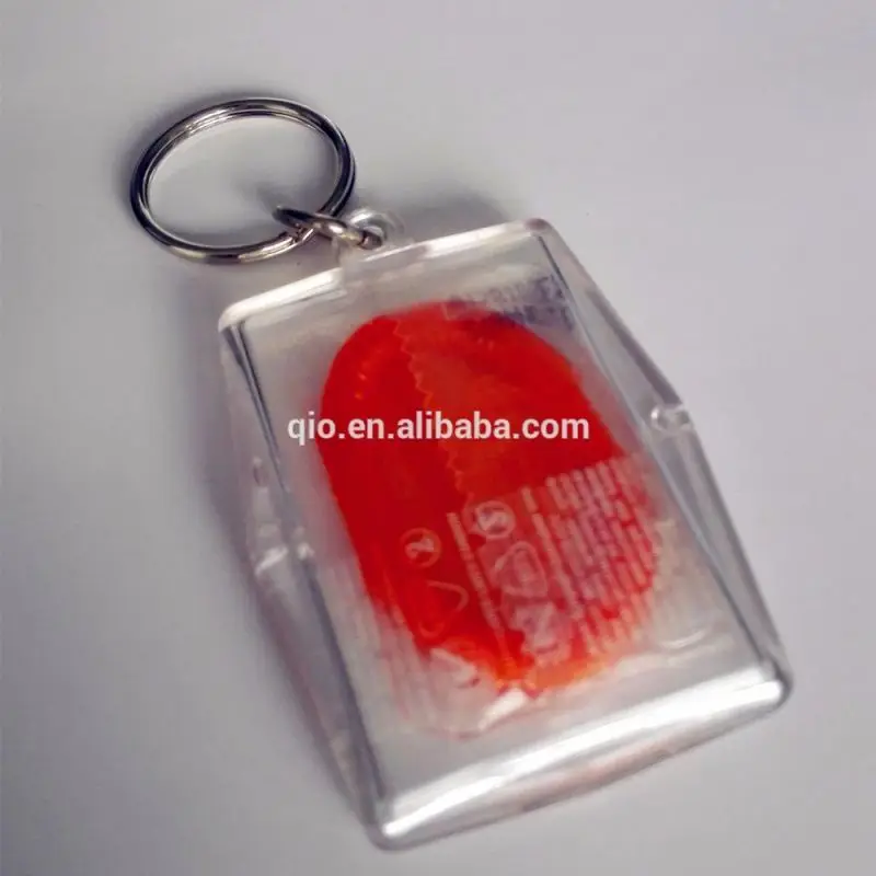 2023 Promotion Acrylic Keychain with Condom Holder