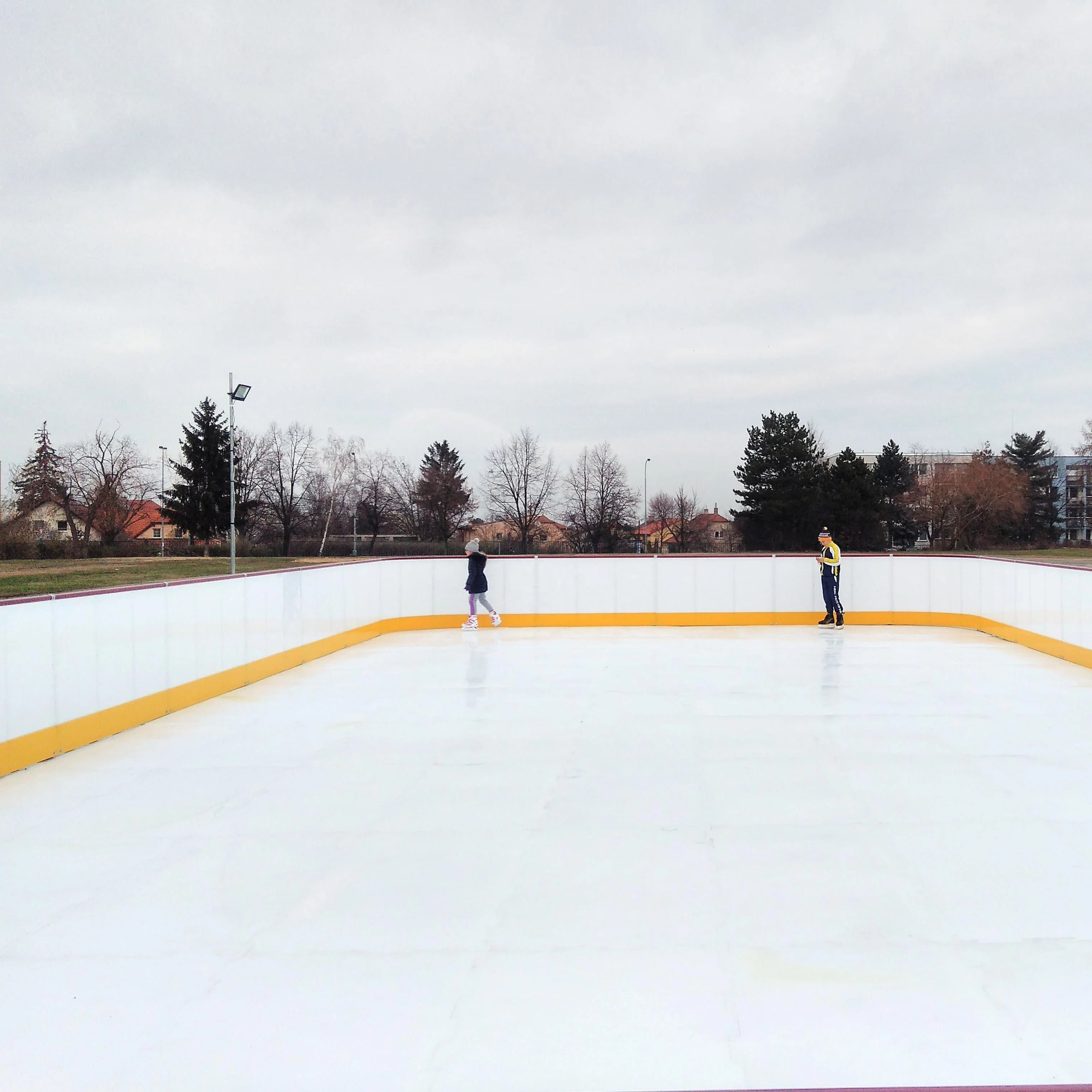 Unreal Synthetische Eisbahn fr den Garten Glice Rink Preis Kunsteisplatte  Eislaufbahn