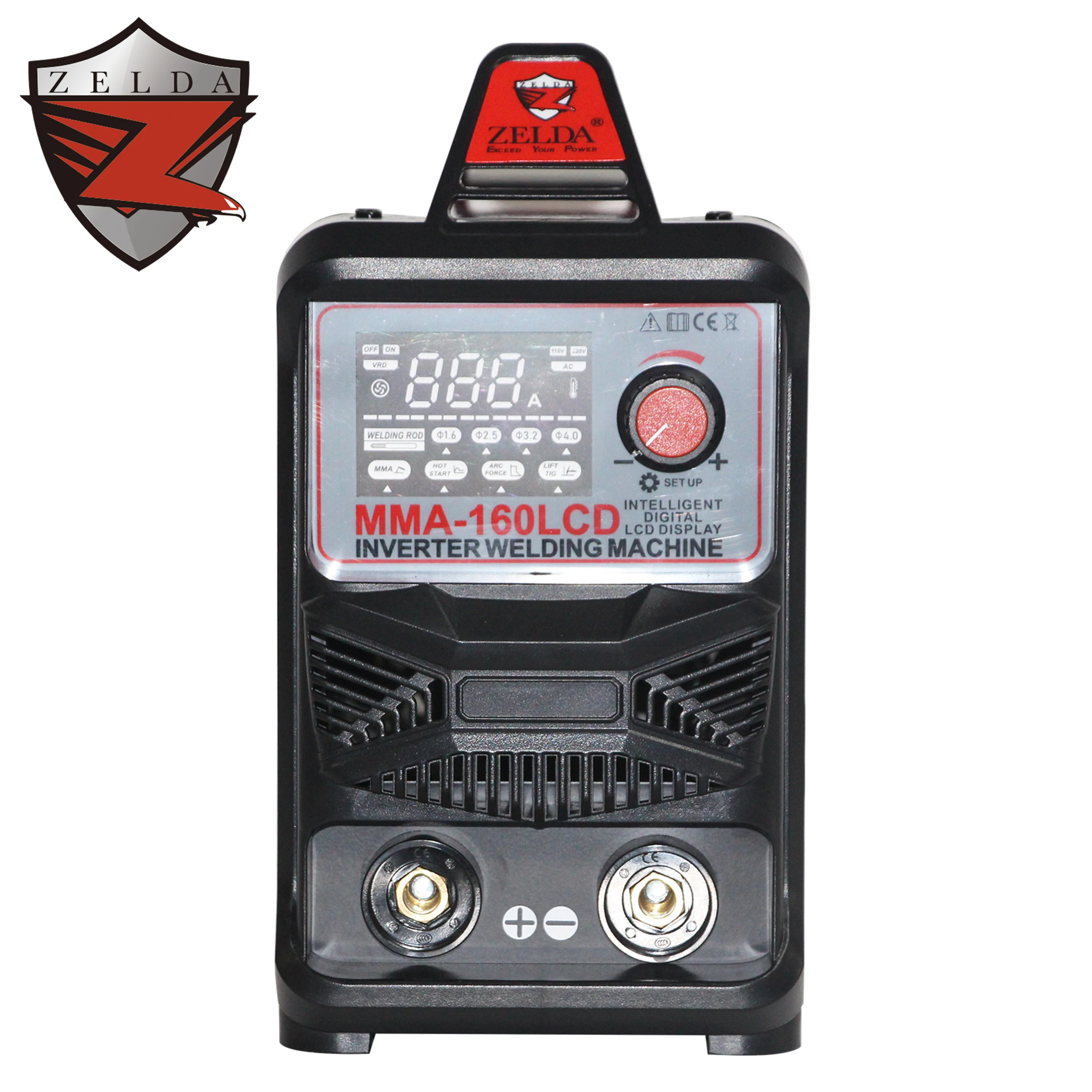 Máquina soldadora Inverter DC MMA ZX7 160, portátil y nueva 2.5mm