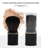 Square Single Head Retractable Brush - Highlight Black