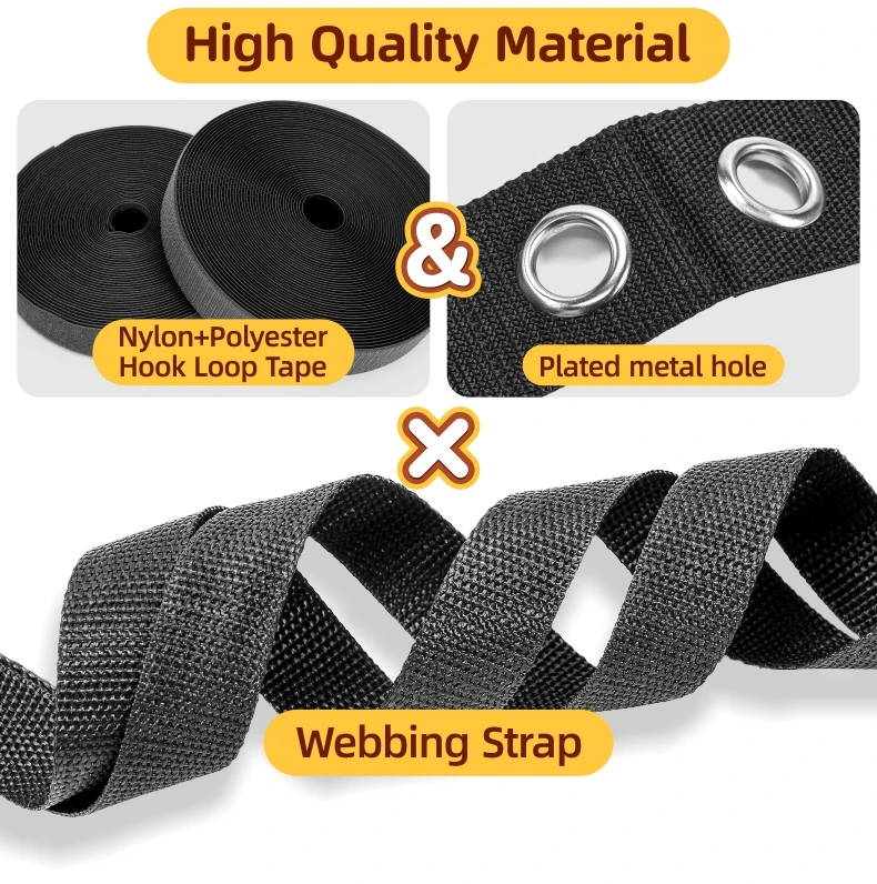 Wholesale Heavy Duty Hanging Straps Portable Storage Straps Extension Cord Wrap Keeper Cable Straps Garden Hoses Rope Organizer