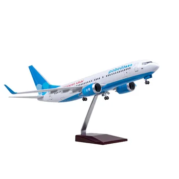 Victory Airlines of Russia 47cm 1:85 Scale Diecast Airplanes Model Boeing B737 Plane Model Airplane Aircraft Toy Kids Gift