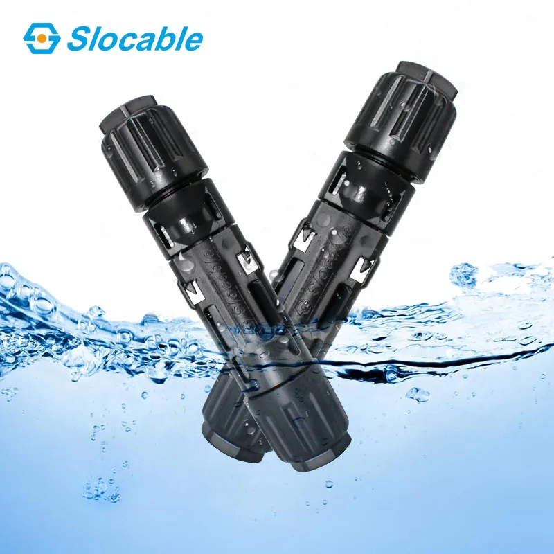 TUV Approved IP68 Solar Power PV Connector with Copper bar Terminal for Solar System