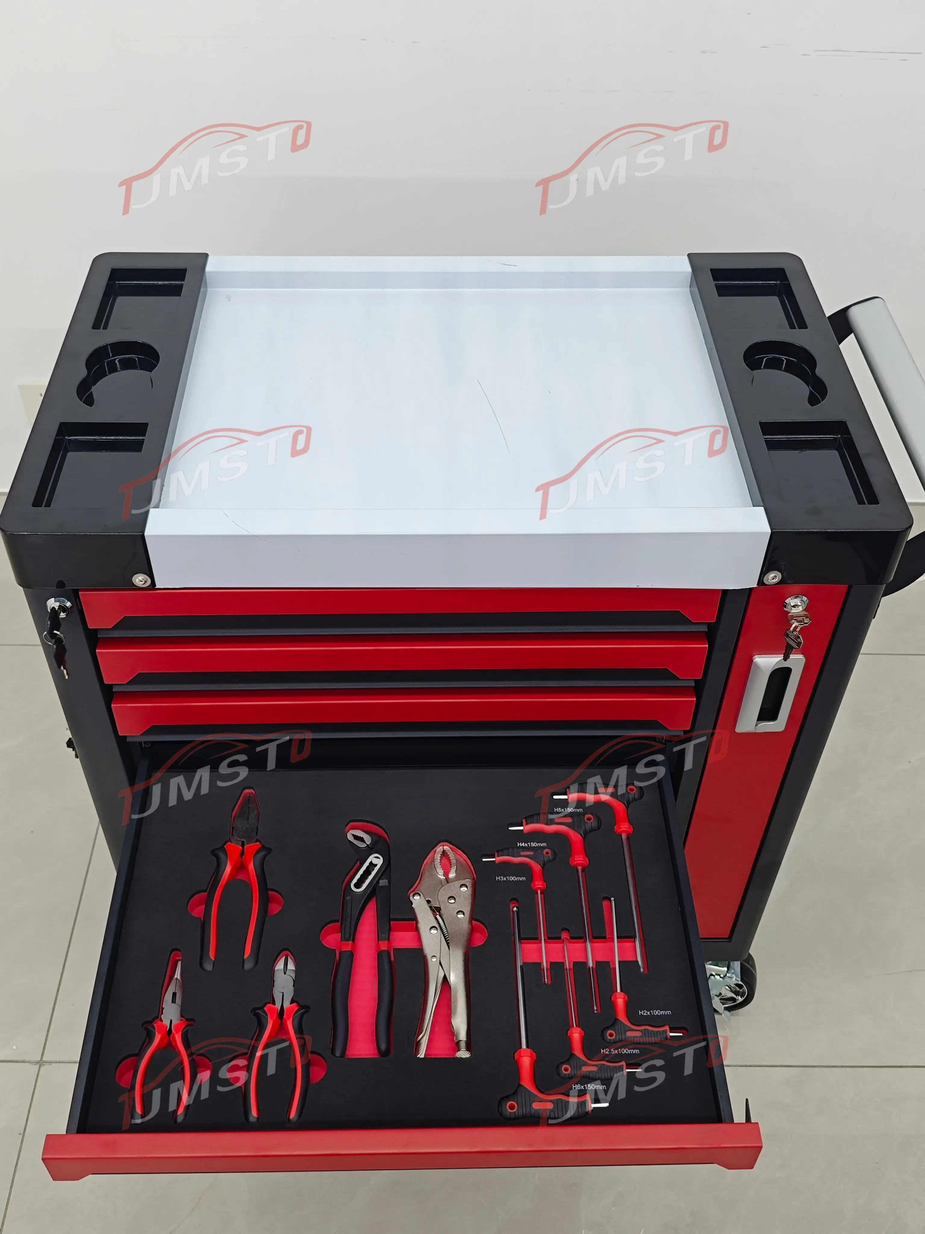 Heavy Duty Tool Trolley - 420 Pcs, 7 Drawers, CE Certified
