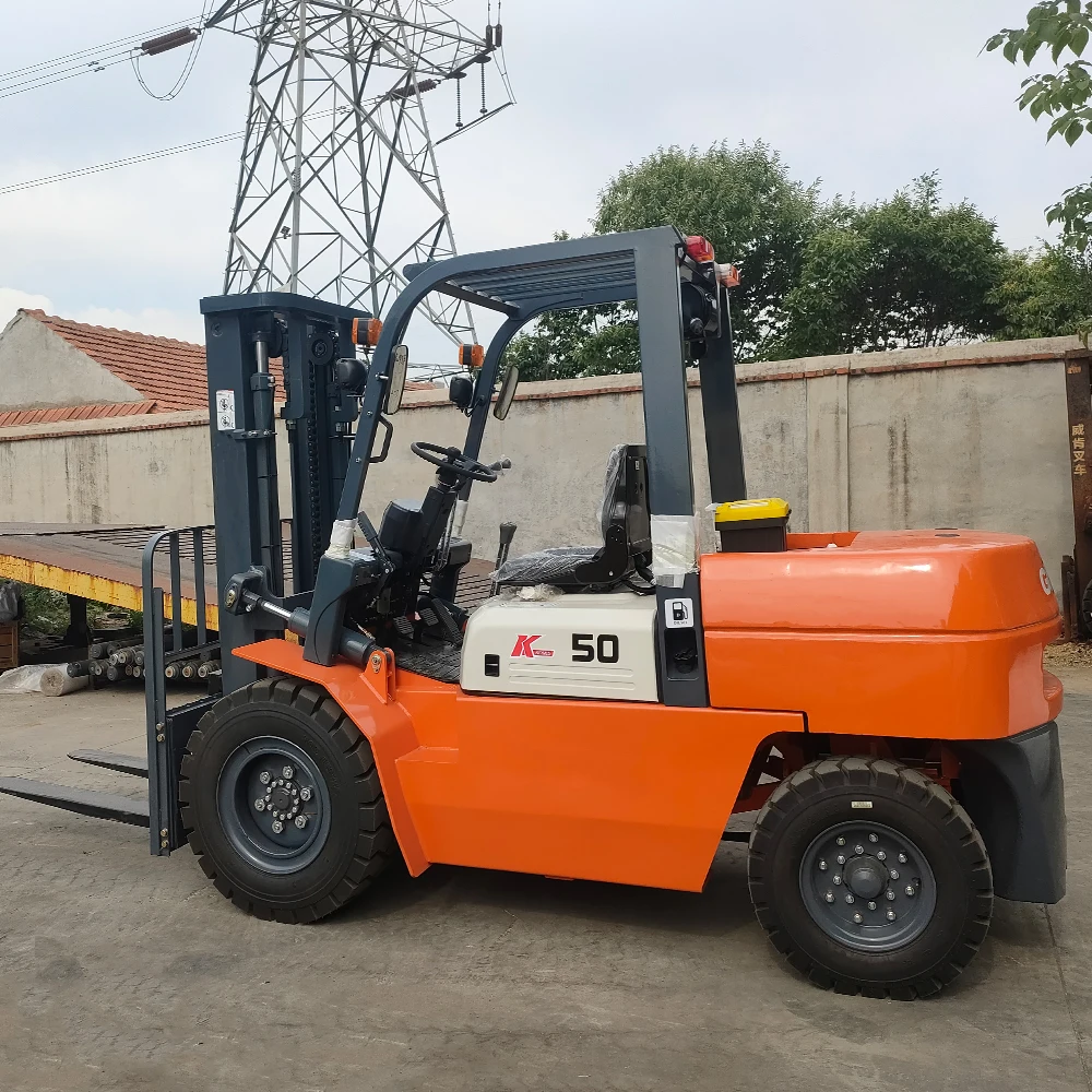 Diesel Forklift with ROPS/FOPS Certification 3-5Ton Construction Machinery