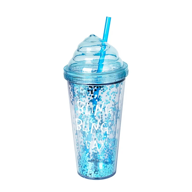 Эксклюзивные экспортные поставки пластиковых чашек с крышками для мороженого и соломинкой, кружки с пользовательским логотипом, поддержка OEM/ODM бутылок для воды