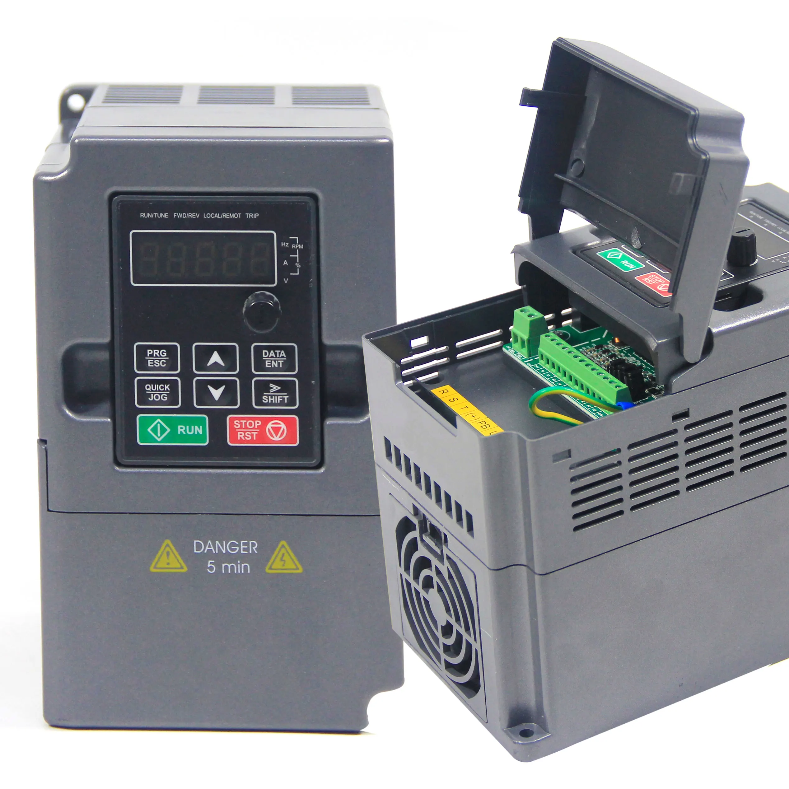 thumbnail image 2 of 1.5KW Variable Frequency Drive – Single-Phase 220V Input To Three-Phase Output For AC Motor Control 2 of 9