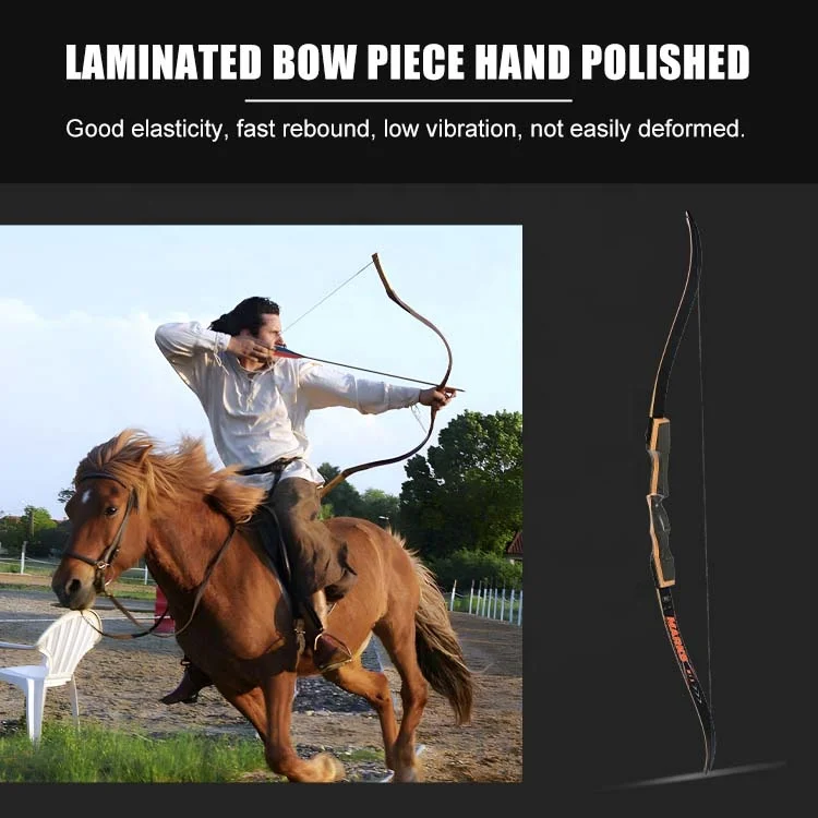 62" Takedown Hunting Recurve Bow Metal Riser 25 30 35 40 45 50 60 Lbs Right Hand Recurve Bows