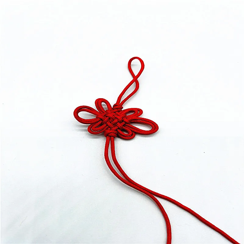 Миниатюрные кисточки ручной работы из полиэстера Счастливый китайский узел многоцветные Подвески с кисточкой украшение для дома спальни