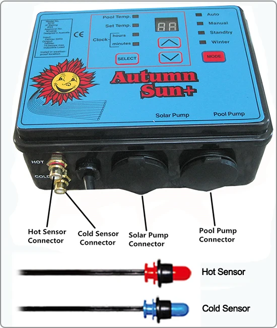 Autumn Solar Swimming Pool Solar Water Heater Control System