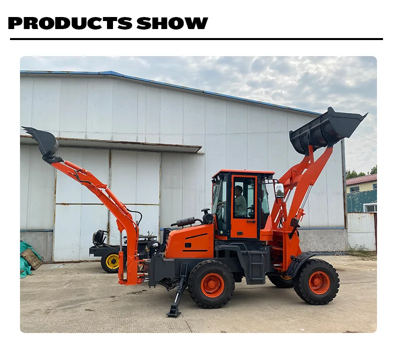 Cheapest Multipurpose New Backhoe Loader 4x4 Mini Excavator Loader