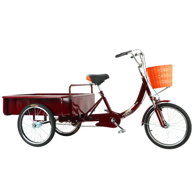 3 Wheel Tricycle for Old People Adult Pedal Tricycle Human Powered Tricycle Elderly Tricycle Cheap Adult Cargo Tricycle