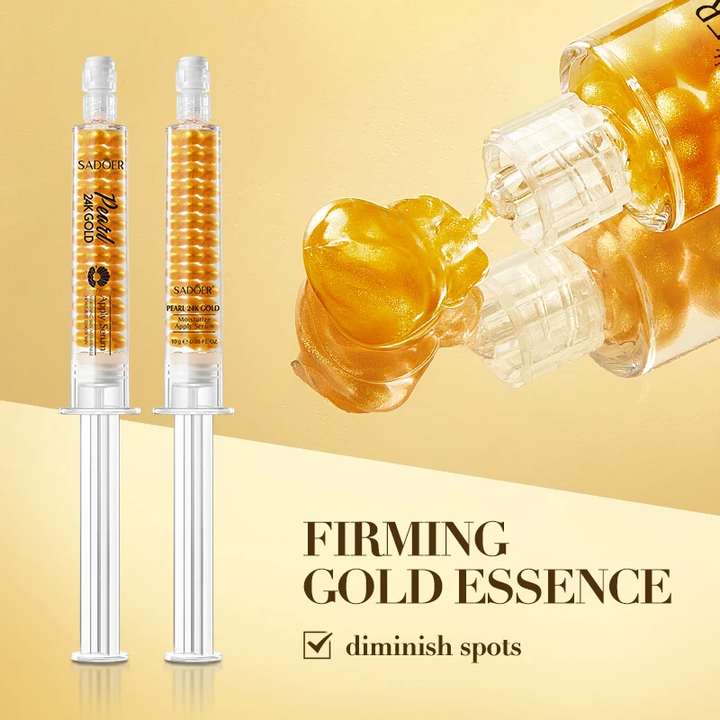 SADOER 24K Gold Pearl Collagen Serum - Anti-Wrinkle Moisturizer