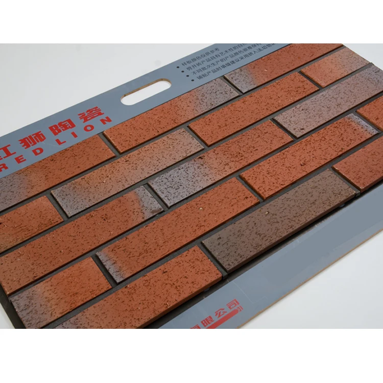 Imported Outdoor Exterior Modular Red Refractory Fire Veneer Bricks Wall Tiles House Turkey 9x5x4
