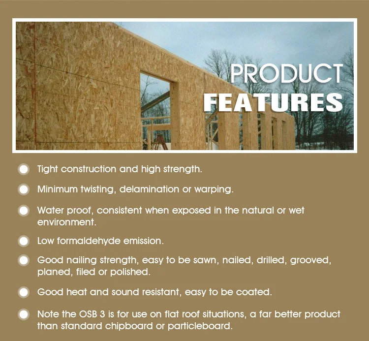 Cheap And Environmentally Friend Ecofriendly Particle Board Osb
