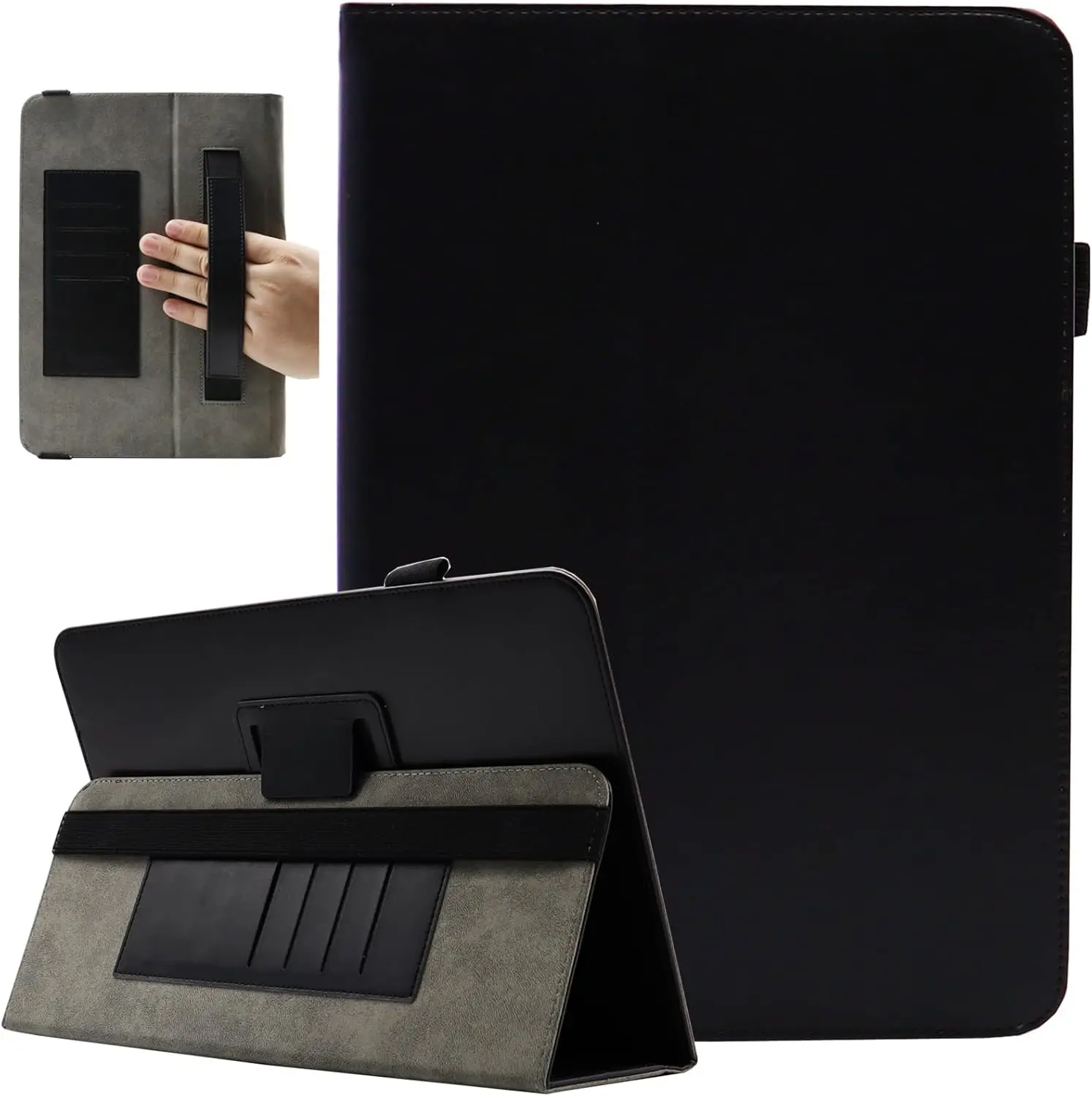 Hotsale New Style Couverture universelle de tablette pour Android 9,6 à 10,5 pouces Tablette professionnelle PU en cuir et fente de carte Laudtec