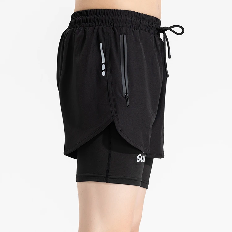 Casual Fitness Sports Men Elastic Waist Shorts Indoor And Outdoor