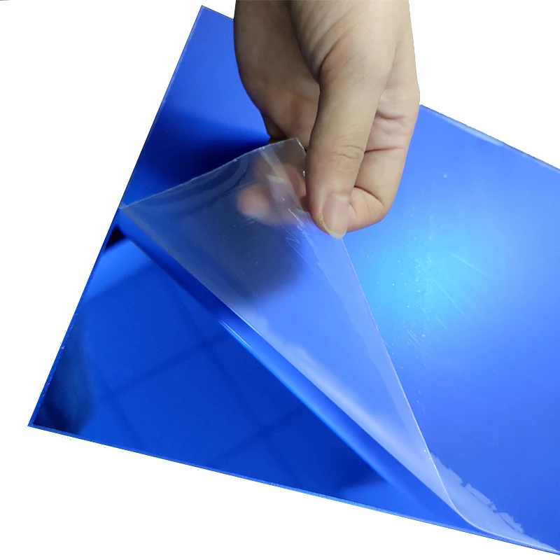 3mm 6mm Thick Custom PMMA Acrylic Mirror Panels Fluorescent Rose Gold Cutting & Engraving Ready 1220x2440mm Sheets