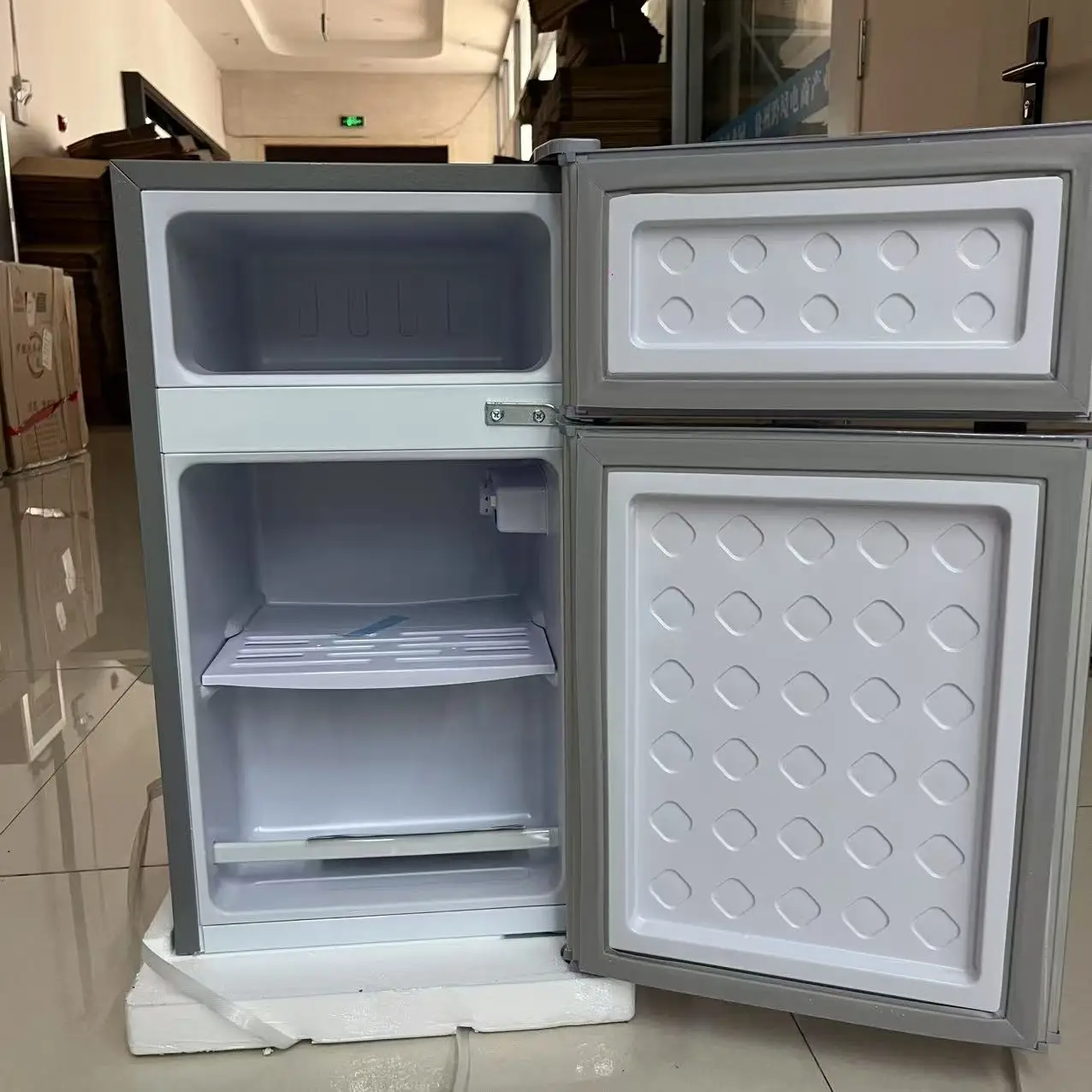 Energy Efficient 58L Mini Refrigerator with Top Freezer & Low