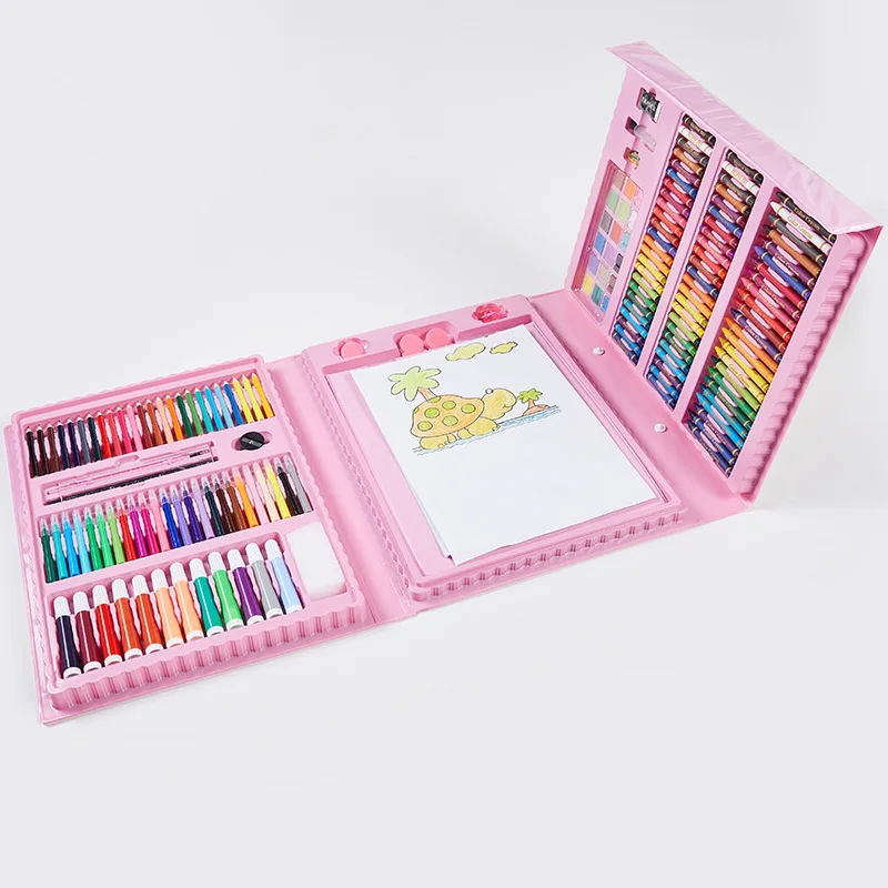 Details about   Kids Colouring Art Gift Set 176 PCS Art Case Best Gift Set Mega Kit For Kids UK 