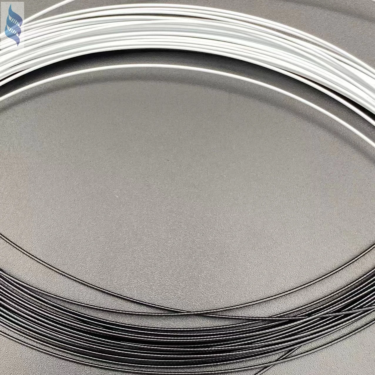 Черный цвет шнурки из нейлона 6 покрытием 304 нержавеющей стальной трос 7 * 7-0.54-0.8mm для Катушка система шнуровки завязывания