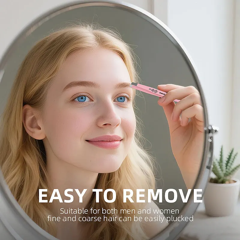 Customized Packaging Eyebrow Lash Tweezers with Tight Clip New Design Fiber Tip for Facial Hair Removal and Lash Extension H10c565cfa8d6430086441aaa13ea0362h