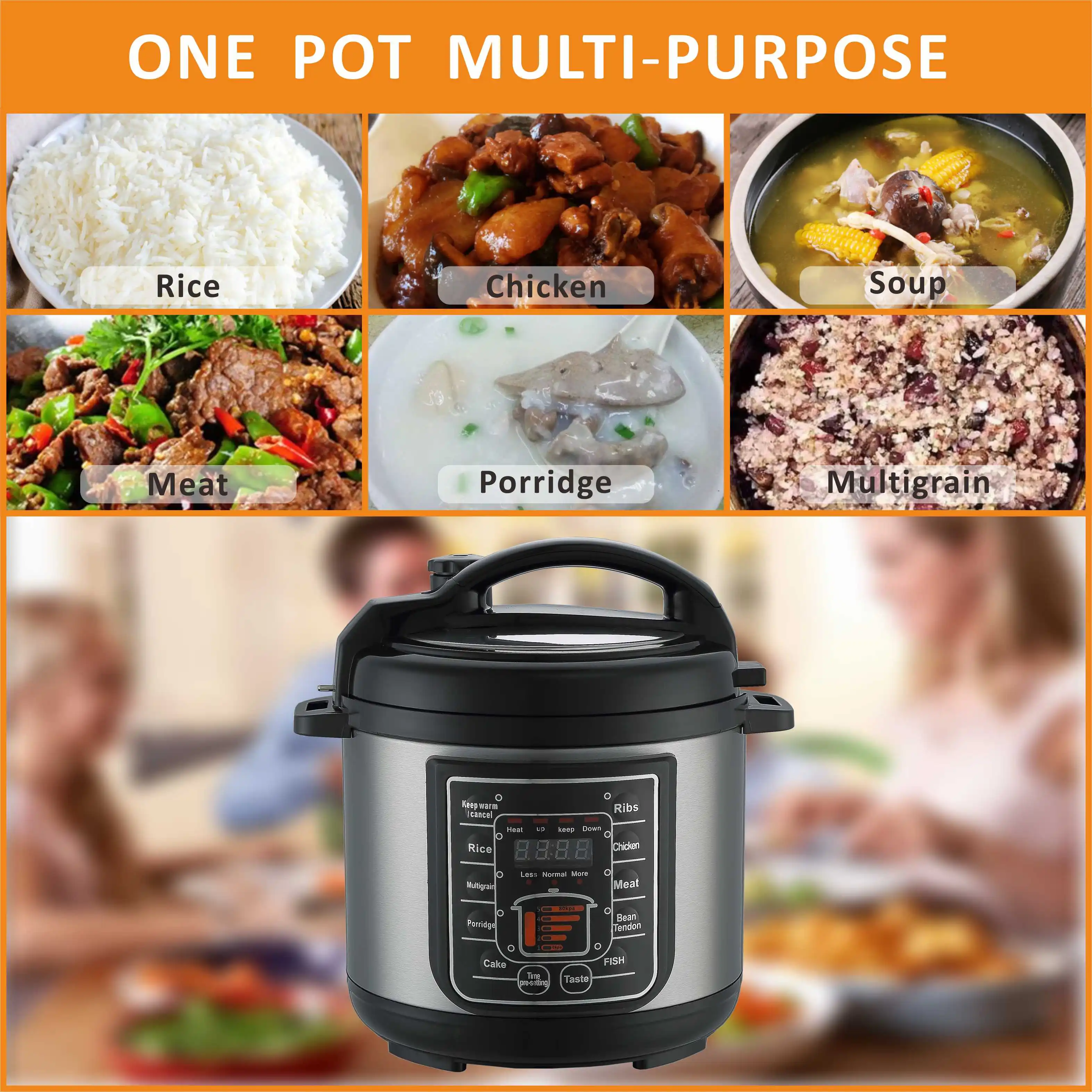 FAGOR outlets Electric Multipurpose Pressure Cooker LIKE NEW