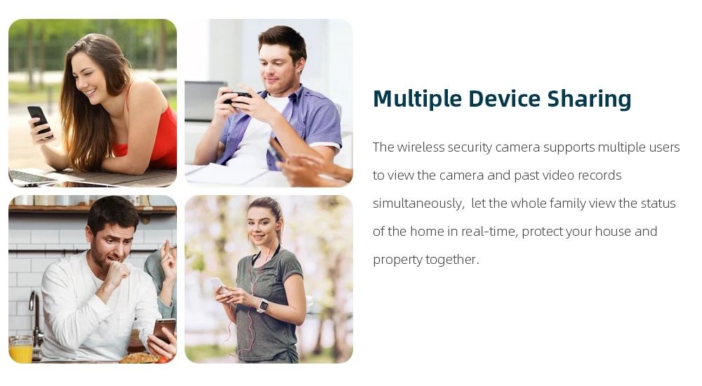 Icam App Remote View Motion Detect 1080P Hd Peephole Door Viewer Camera Two Way Speak Doorbell Smart Work With Google Alexa 11