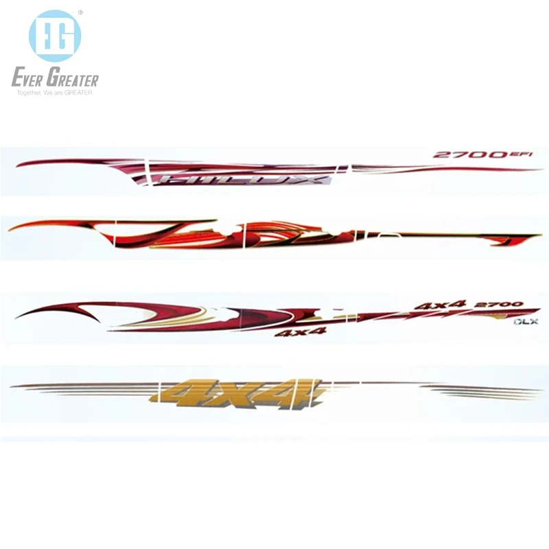 Customized Car Stickers for 2003 Hilux - Ever Greater