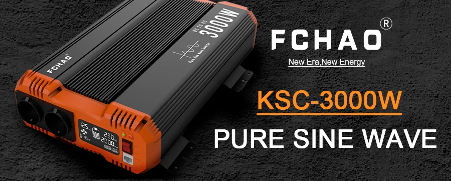 FCHAO 3000W Pure Sine Wave Inverter - Reliable Power Conversion
