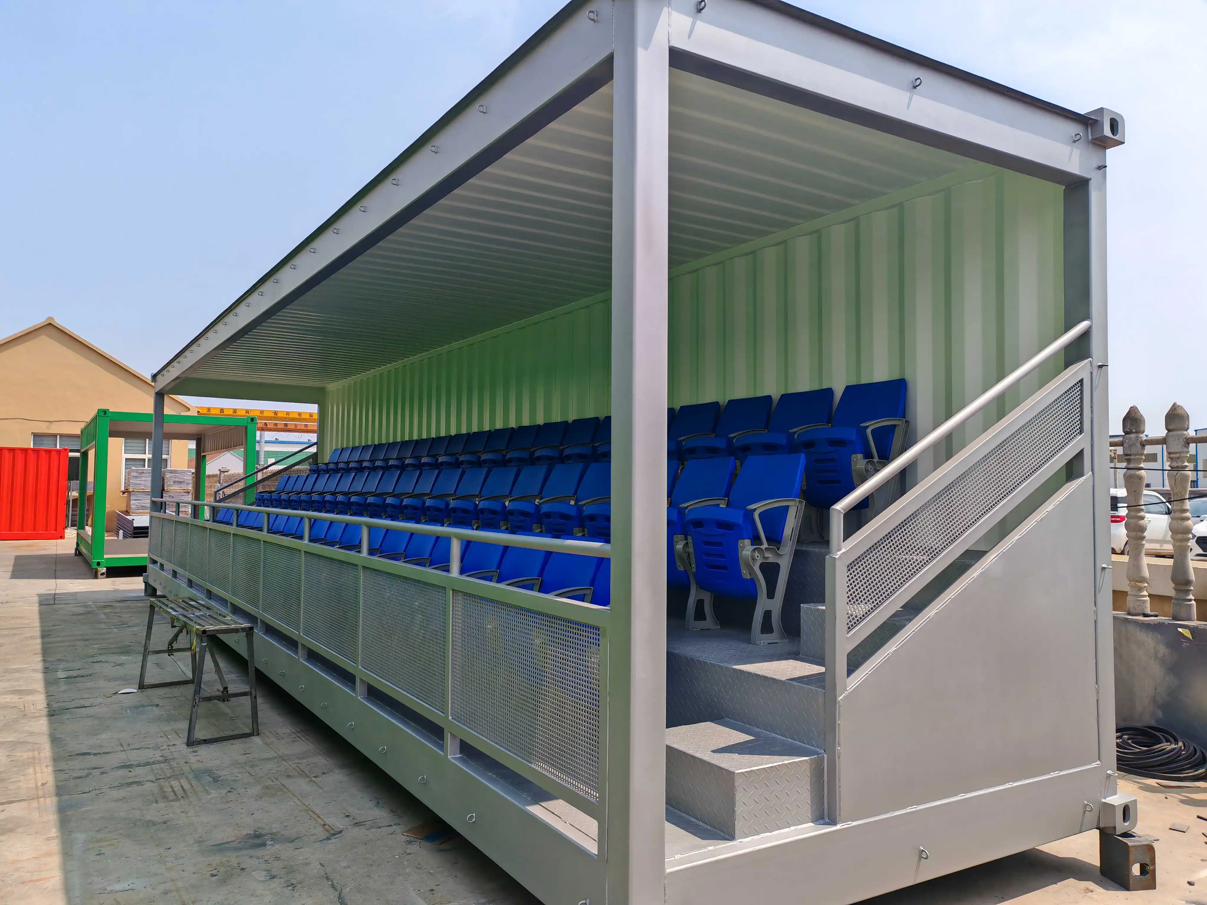 40ft Container Structure - Durable Grandstands for Events