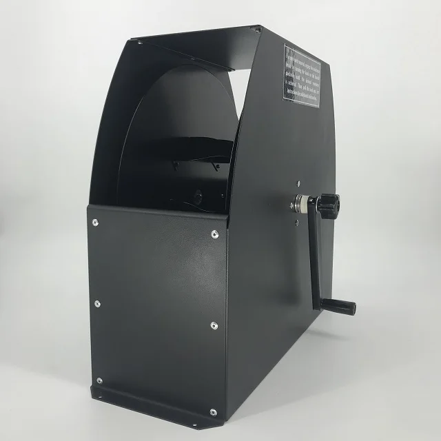 
 Черное порошковое покрытие, легкая катушка для шнура, ручной тип  