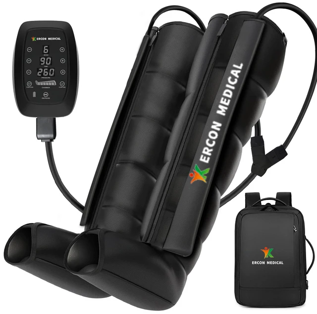 Professional Inflatable Air Compression Massage Boots for Feet and Legs Circulation Pressotherapy Lymphatic Drainage
