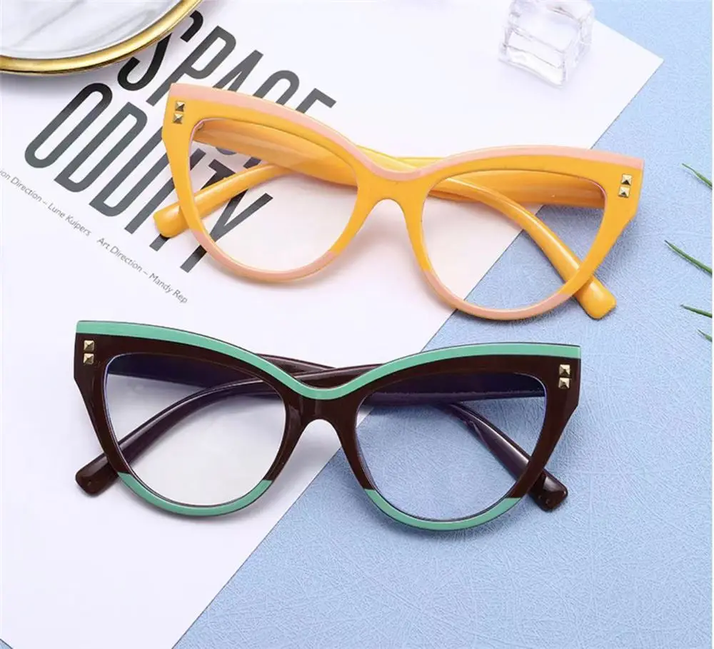 New Wholesale Frames Custom Logo Luxury Vintage Anti Trendy Square