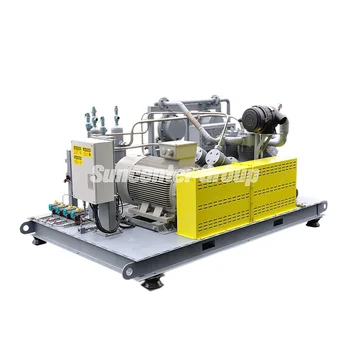 7.5kw High Pressure Oil Free Nitrogen Oxygen Gas Booster PET Bottle Blowing Air Compressor