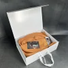 White magnetic box with ribbon handle