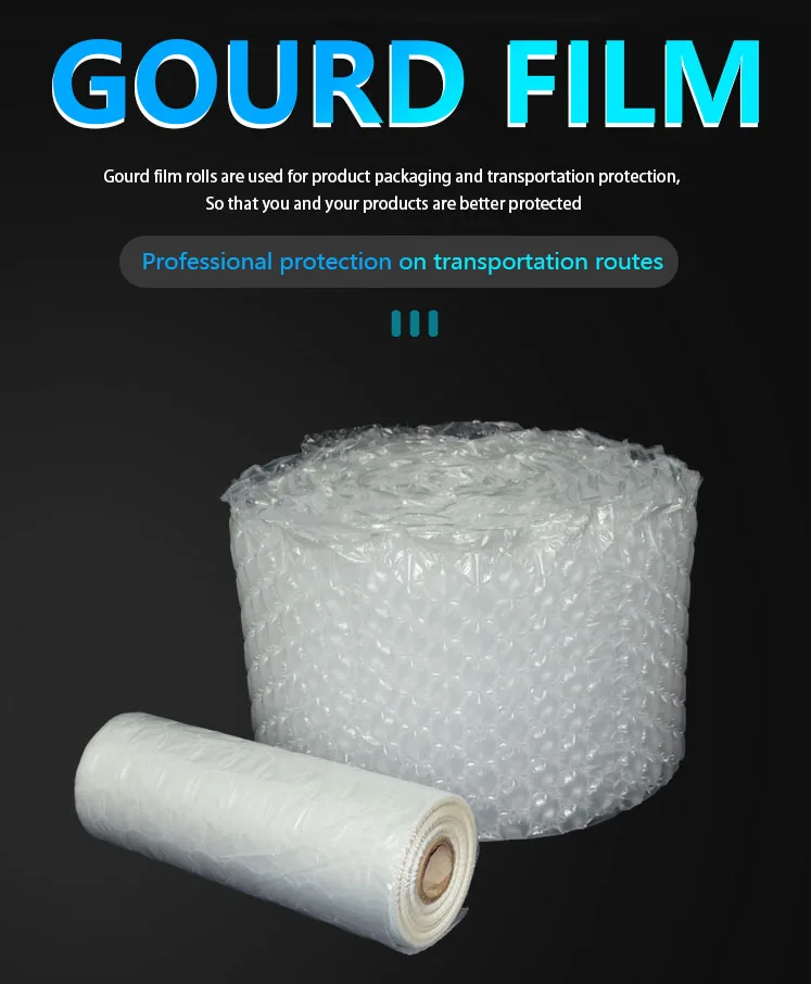 300m Buffer Air Cushion Film Roll Wrapping Roll Shockproof Plastic