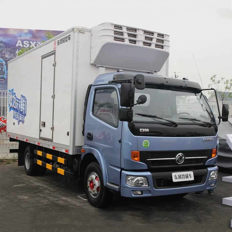 6 Meters Used Truck Refrigerators Howo Refrigerator Truck Trade Refrigerated Truck Meat Rail with Nice Price