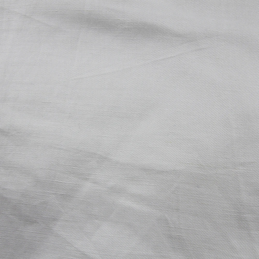 Оптовая продажа мягкая вискозная льняная ткань среднего веса однотонная для кожи дизайн одежды