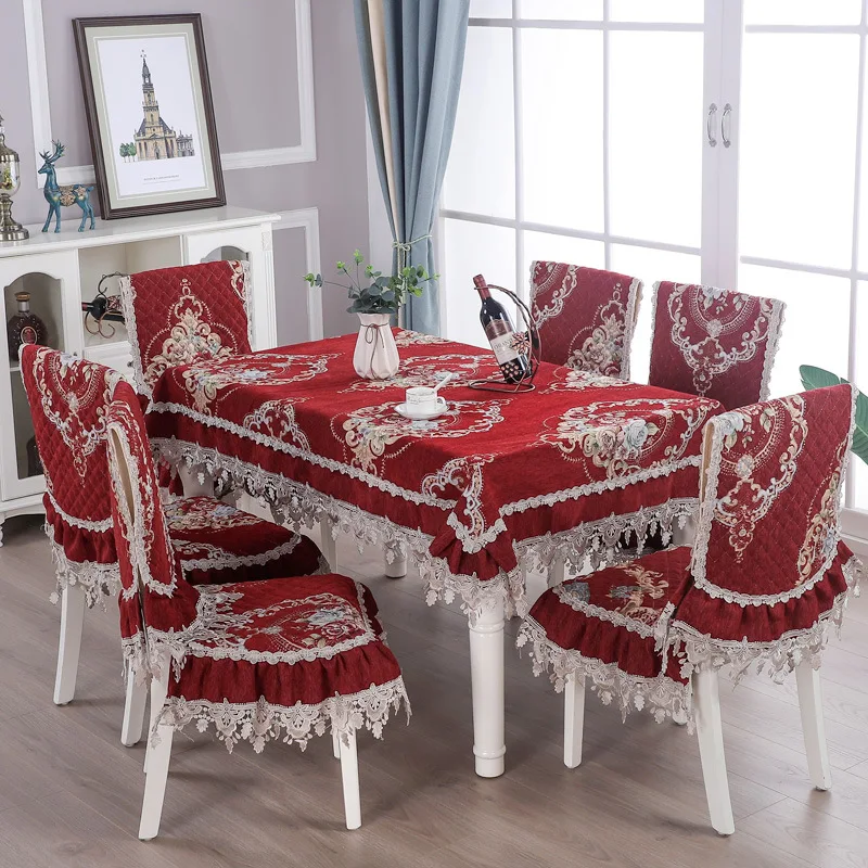 European Design Elegant Polyester Banquet Wedding Tablecloth Luxury