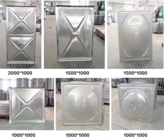 Factory Price Bolted Modular square Galvanized Steel Water Tank SMC Water tank