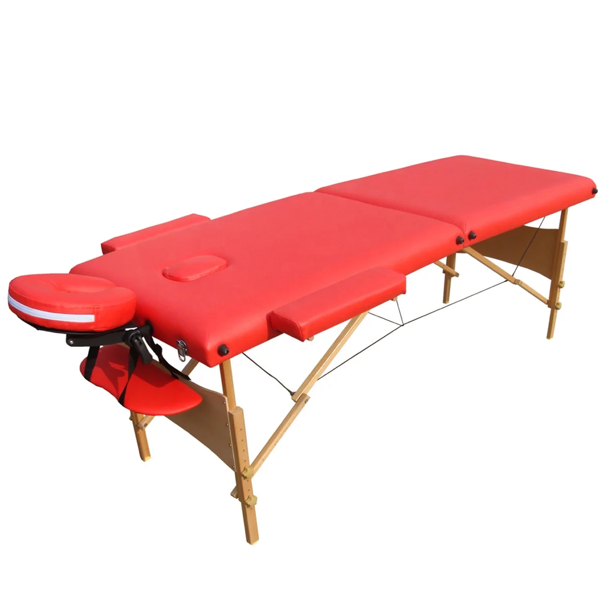 Popular Korea Facial Wooden Folding Bed Massage Table Sale/recliner