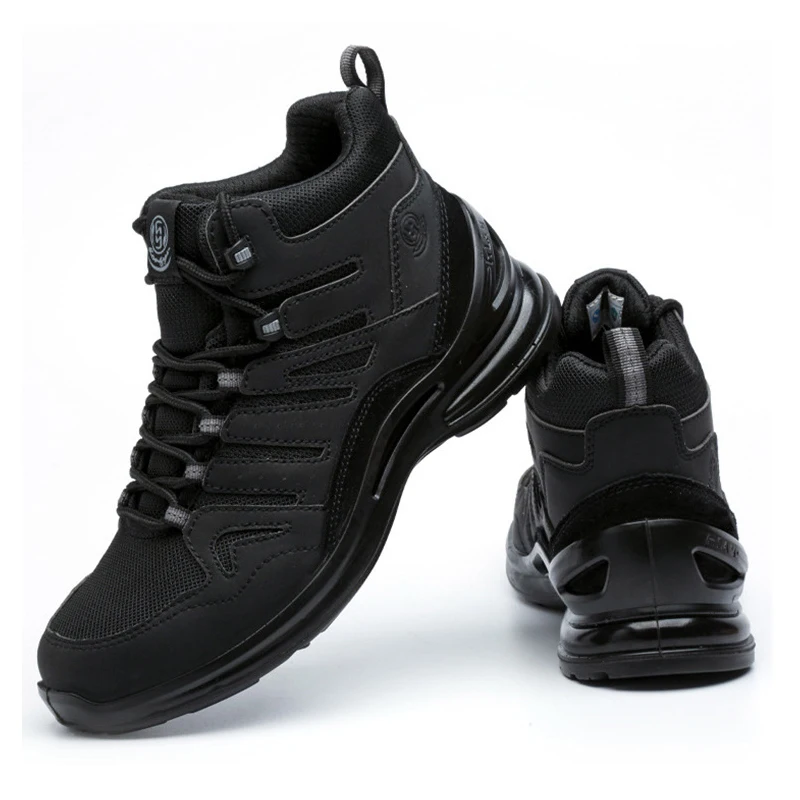 Israel Quality Steel Toe Work Boots Cheap Mid Cut Factory Appliion for Autumn and Winter Seasons