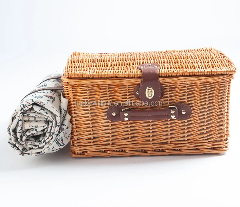 Wholesale Picnic Basket Set 4 Person Picnic Basket Insulated Picnic